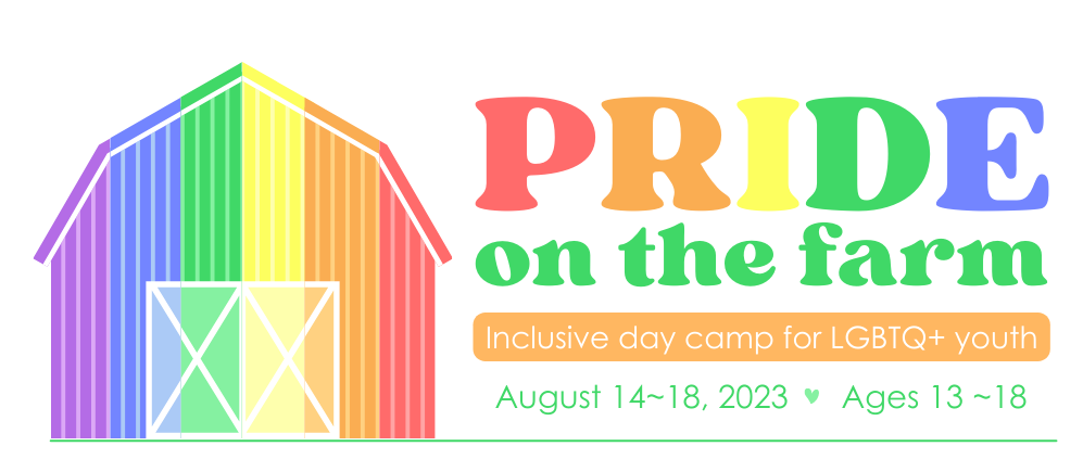 Pride on the Farm Day Camp Header 2023