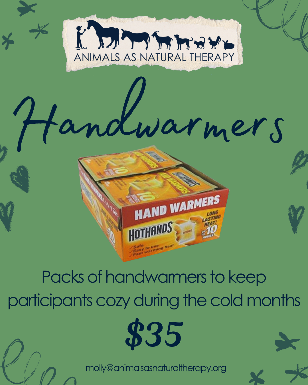 Handwarmers $35